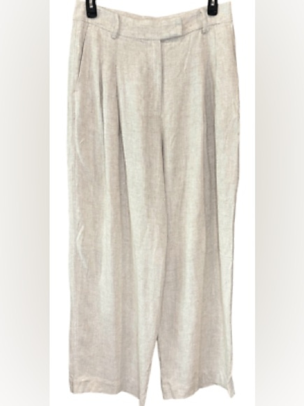 Commense NWT Cream trouser pleat front Pants